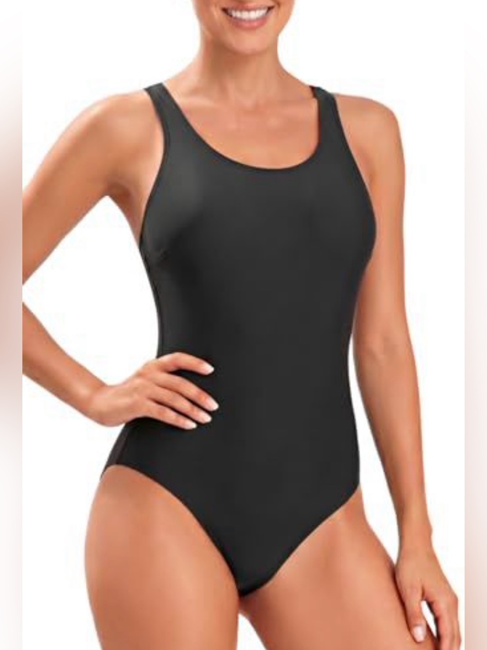 Classic Black One-Piece Women's Swimsuit